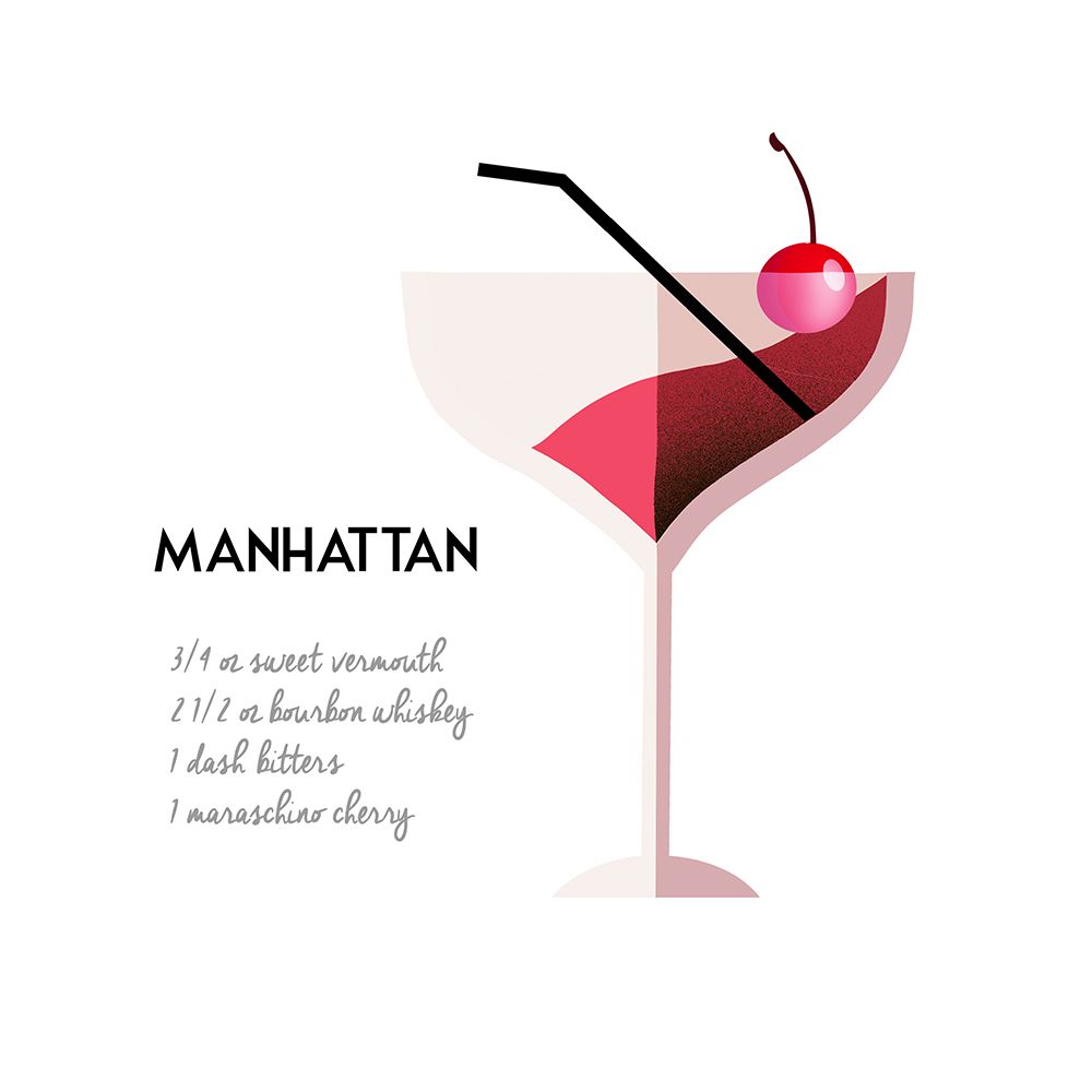 Classic Retro Manhattan art print by Conrad Knutsen for $57.95 CAD