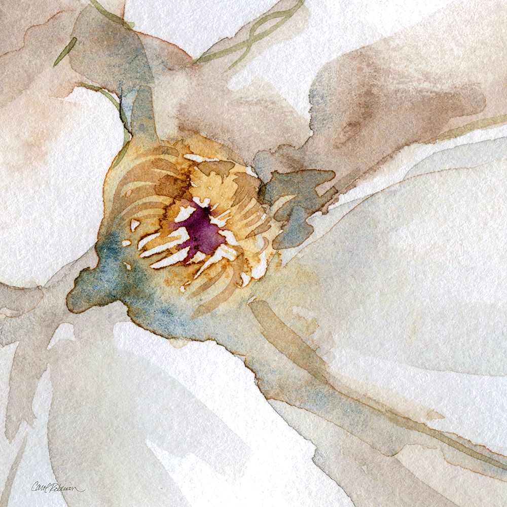 Floral Center I art print by Carol Robinson for $57.95 CAD