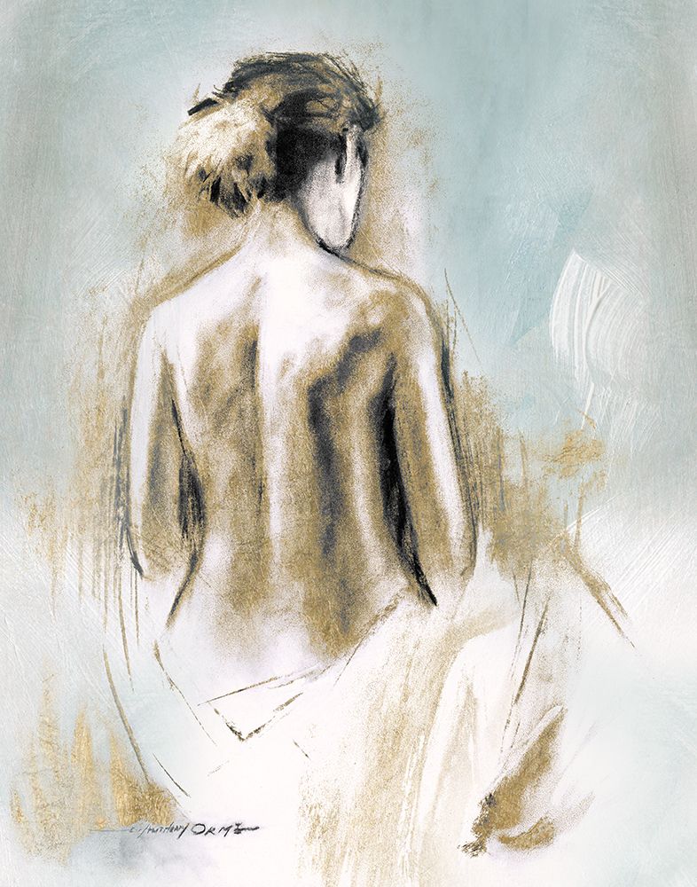 Figure in Golden Light I art print by E. Anthony Orme for $57.95 CAD