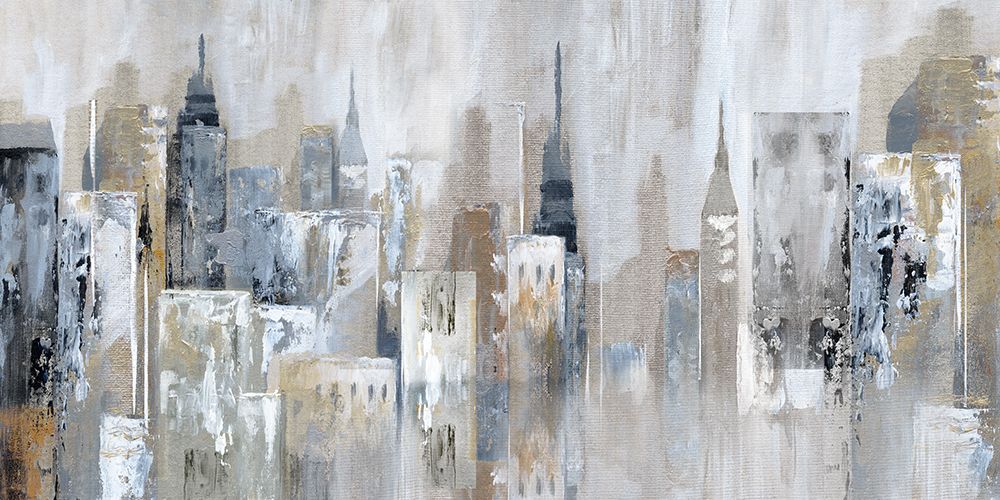Bay City Reflection art print by Nan for $57.95 CAD