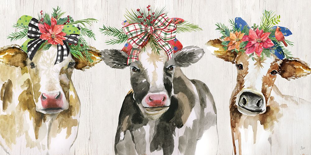 Holiday Gals art print by Nan for $57.95 CAD