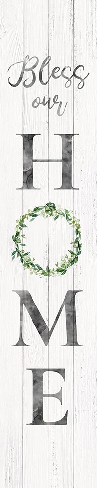 Bless Our Home Wreath art print by Carol Robinson for $57.95 CAD