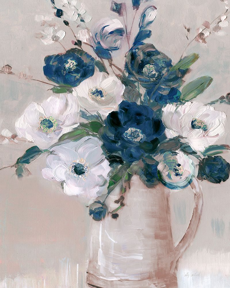 Touch of Teal Arrangement I art print by Sally Swatland for $57.95 CAD