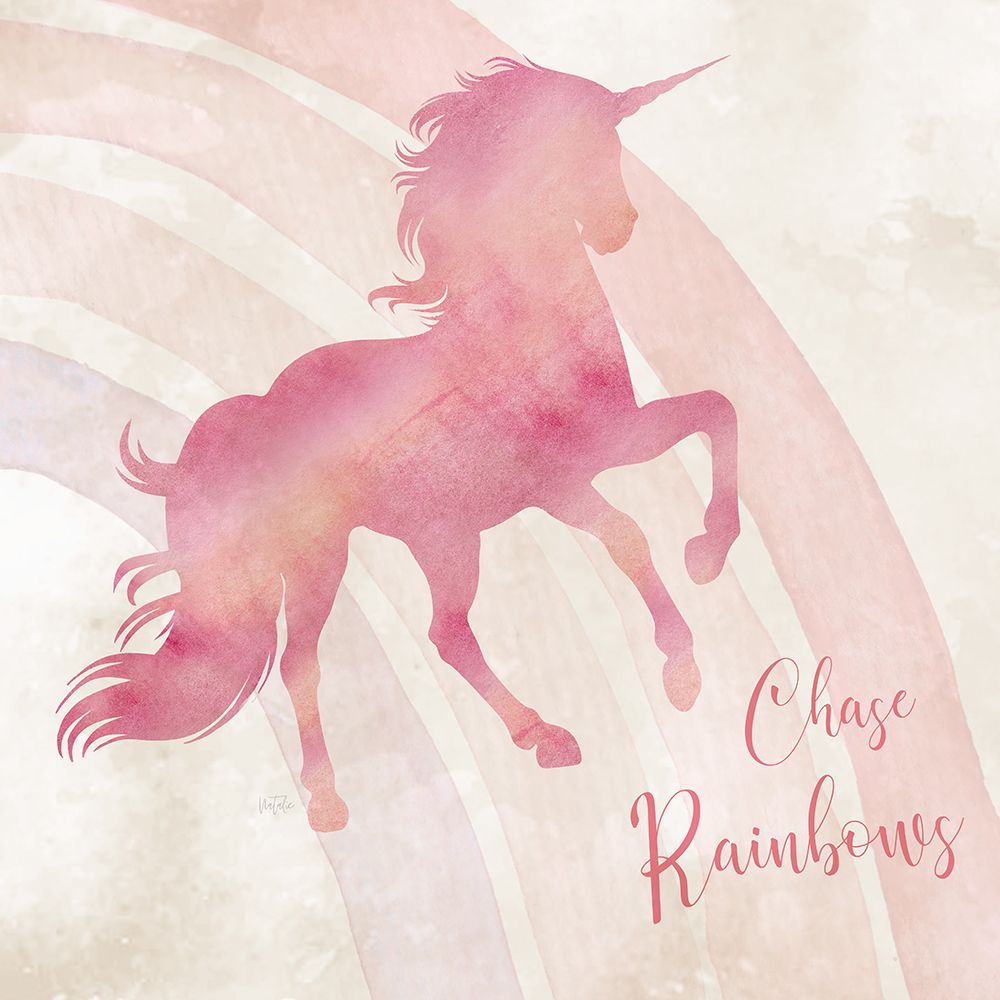 Chase Rainbows Unicorns art print by Natalie Carpentieri for $57.95 CAD