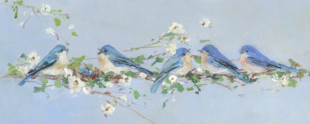 Chatter Branch I art print by Sally Swatland for $57.95 CAD