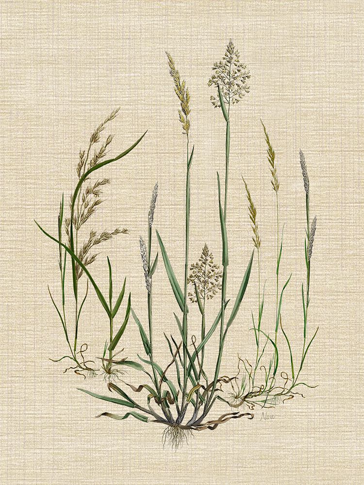 Linen Grasses I art print by Nan for $57.95 CAD