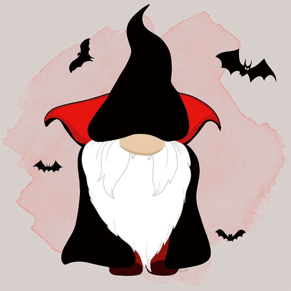 Dracula Gnome art print by Daniela Santiago for $57.95 CAD