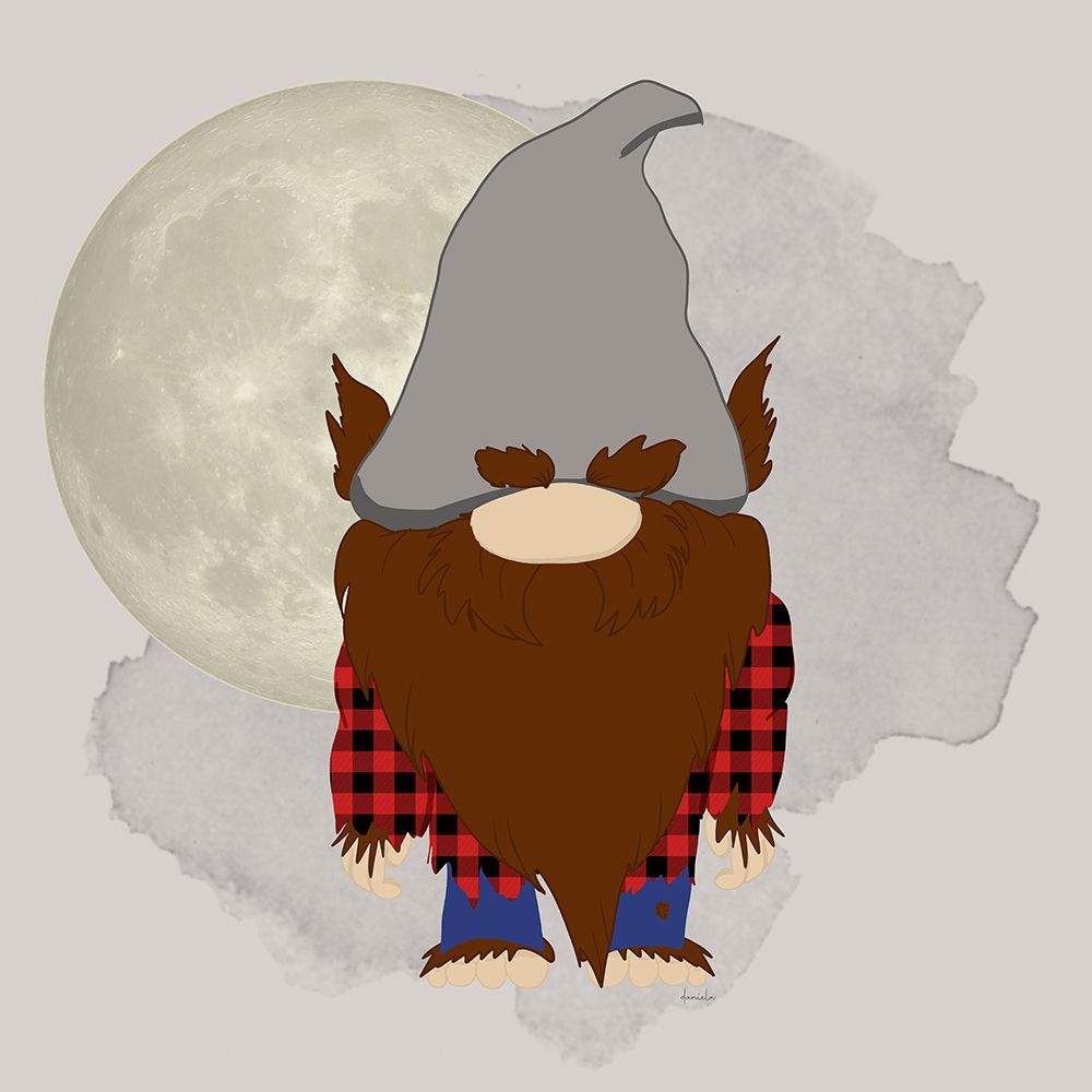 Werewolf Gnome art print by Daniela Santiago for $57.95 CAD