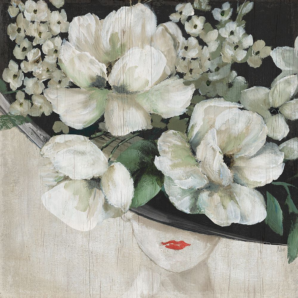 Floral Fantasy Hat art print by Nan for $57.95 CAD
