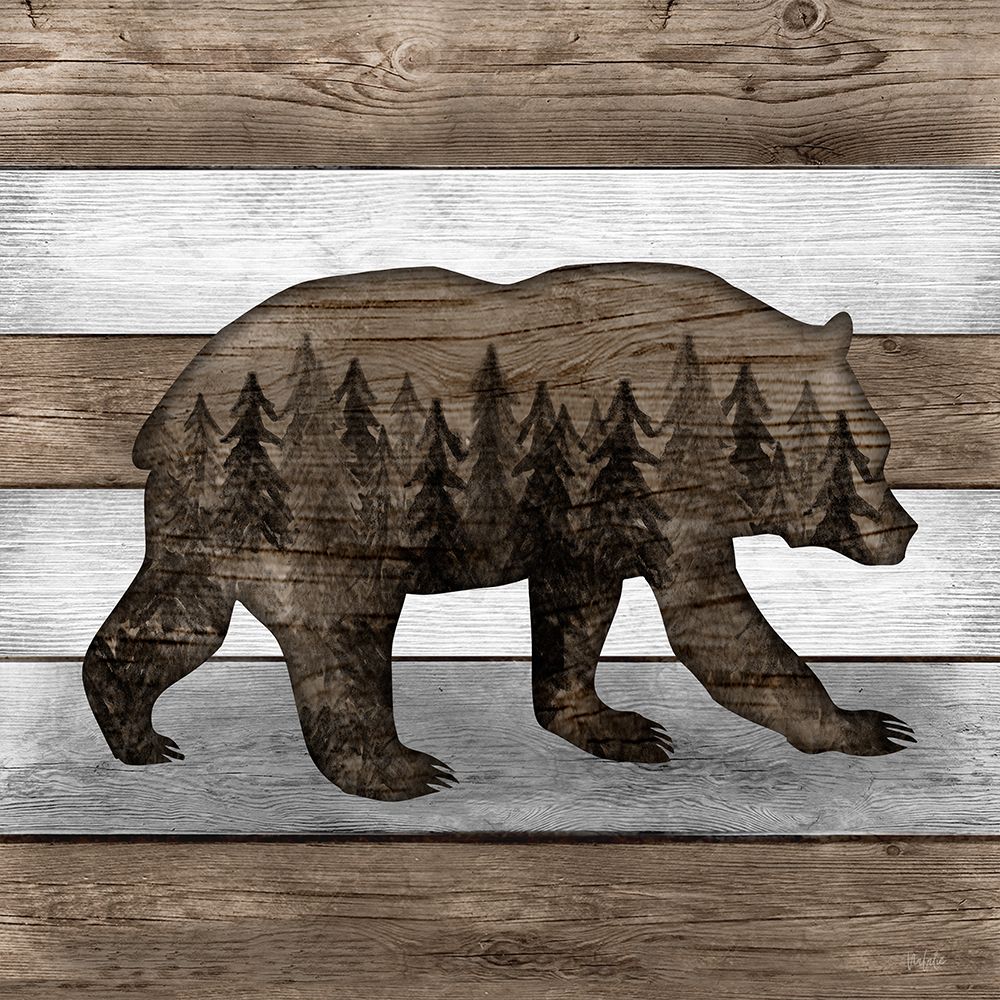 Lodge Bear art print by Natalie Carpentieri for $57.95 CAD