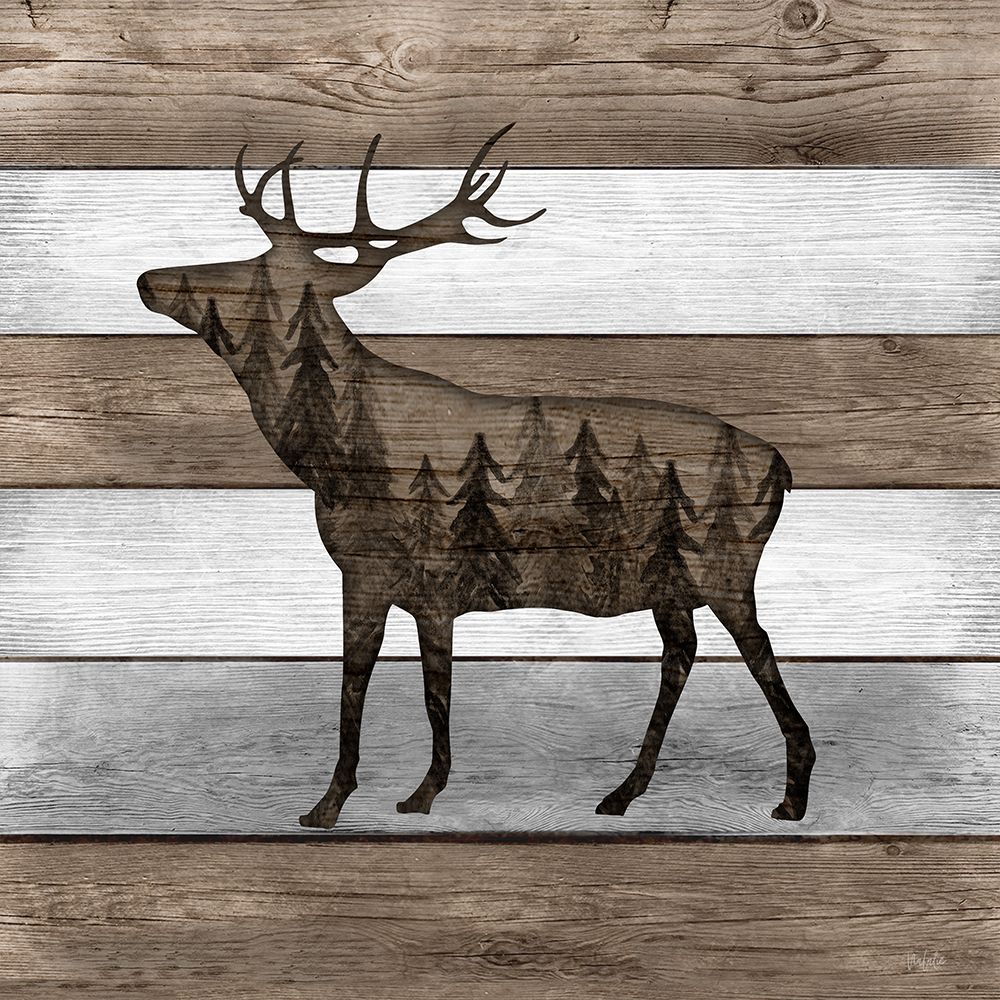 Lodge Stag art print by Natalie Carpentieri for $57.95 CAD