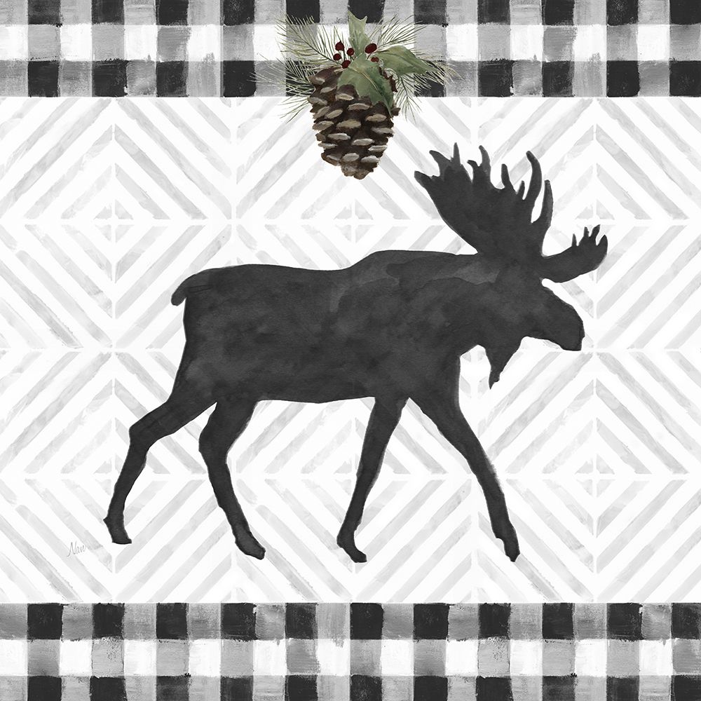 Country Moose art print by Nan for $57.95 CAD