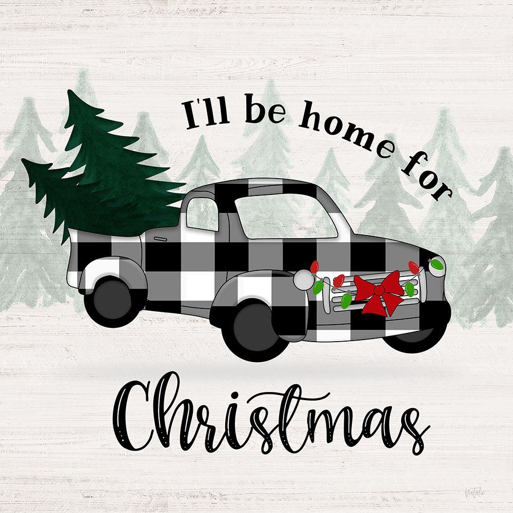 Christmas Truck I art print by Natalie Carpentieri for $57.95 CAD