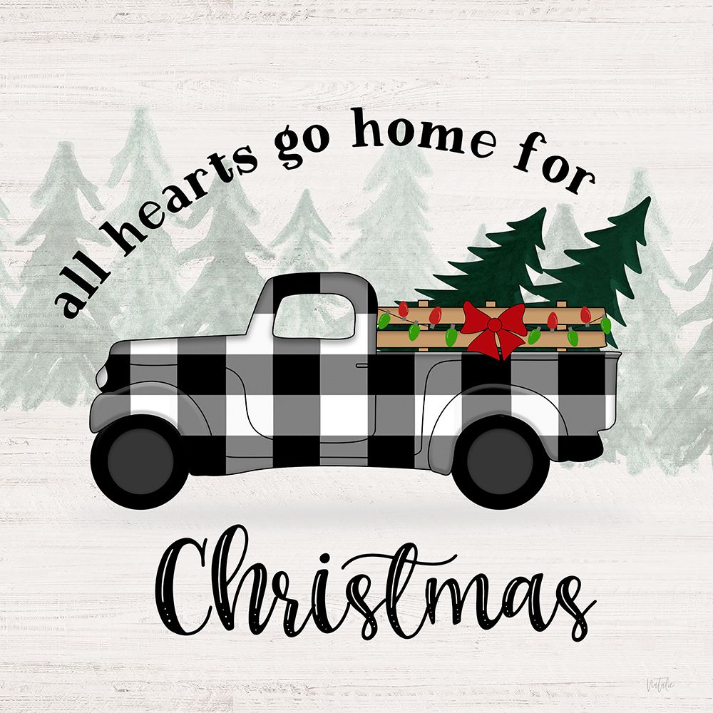 Christmas Truck II art print by Natalie Carpentieri for $57.95 CAD