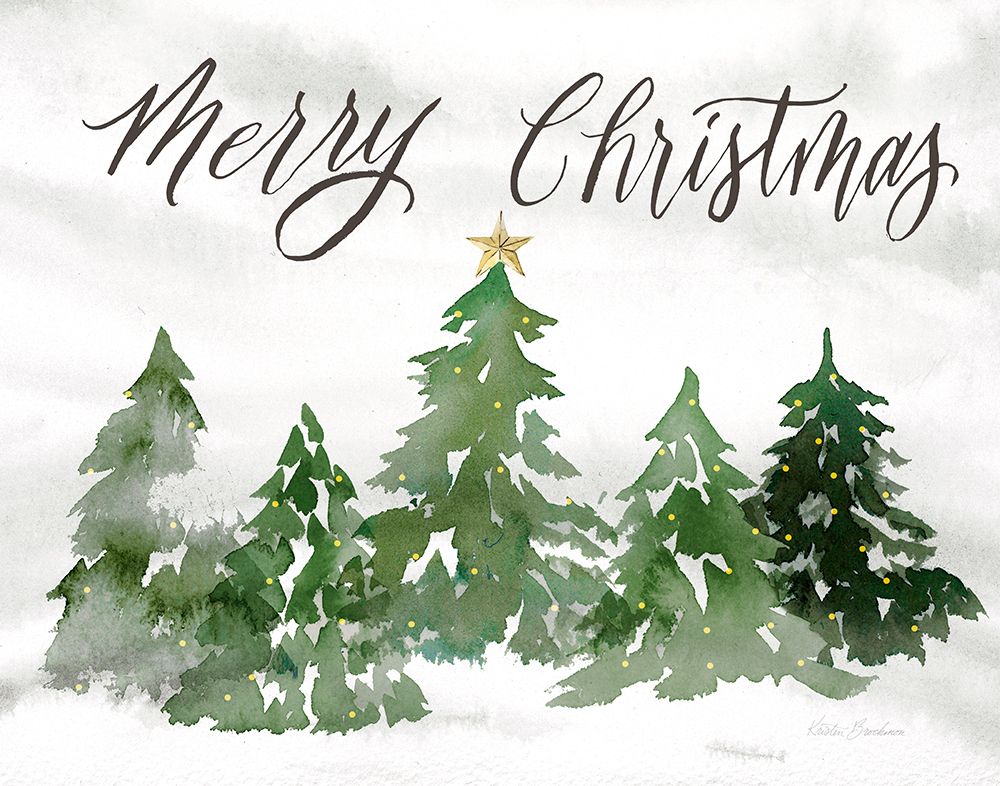 Merry Christmas art print by Kristen Brockmon for $57.95 CAD