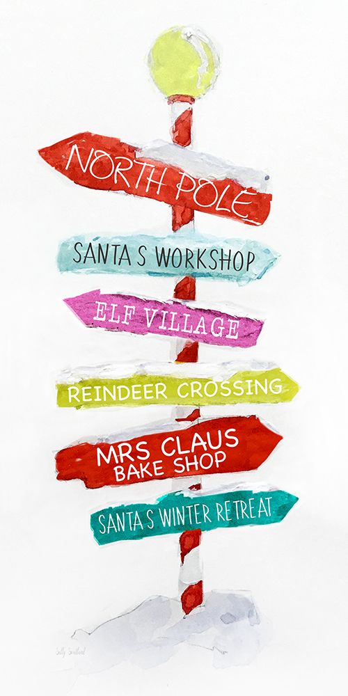 Christmas Directions art print by Sally Swatland for $57.95 CAD
