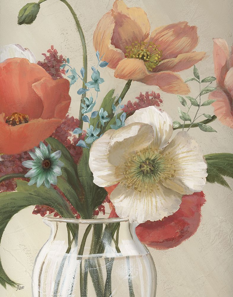 Poppy Time I art print by Nan for $57.95 CAD