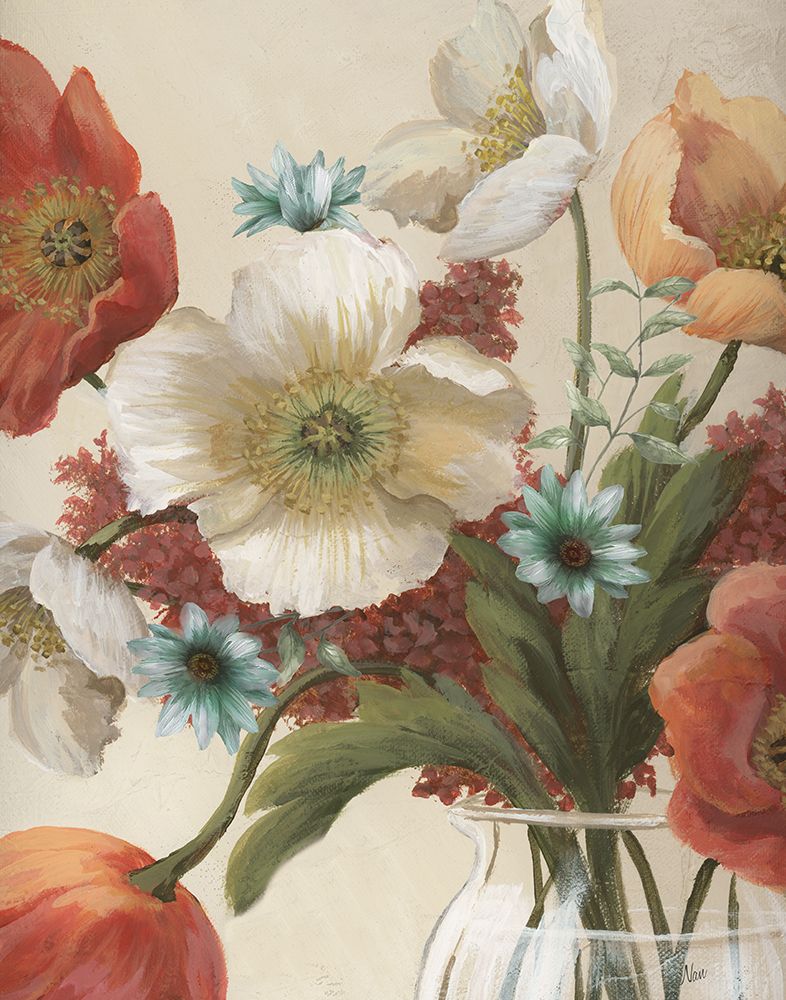 Poppy Time II art print by Nan for $57.95 CAD