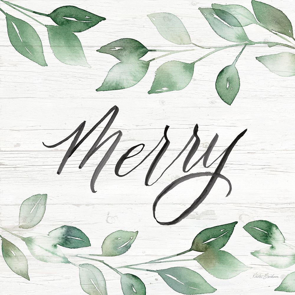 Merry art print by Kristen Brockmon for $57.95 CAD