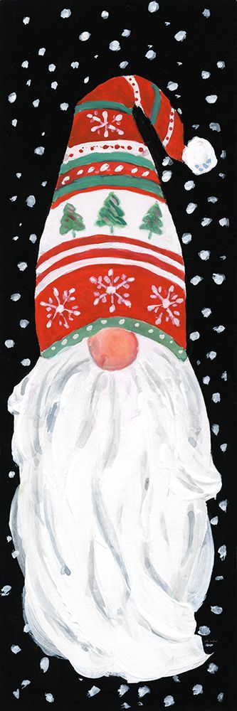 Winter Welcome Gnome art print by Sally Swatland for $57.95 CAD