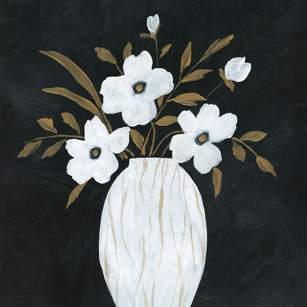 Silhouette Bouquet II art print by Nan for $57.95 CAD
