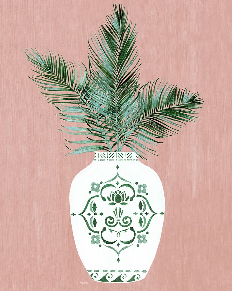 Palm Arrangement I art print by Janet Tava for $57.95 CAD