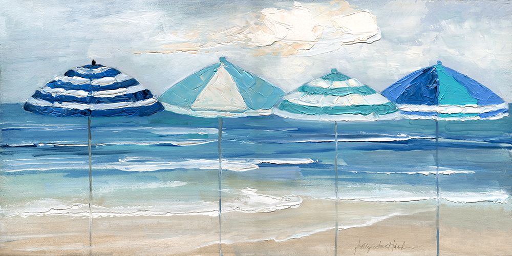 Umbrella Row art print by Sally Swatland for $57.95 CAD