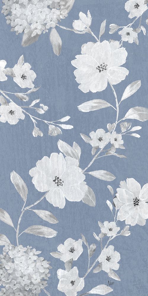 Blue Chinoiserie I art print by Nan for $57.95 CAD
