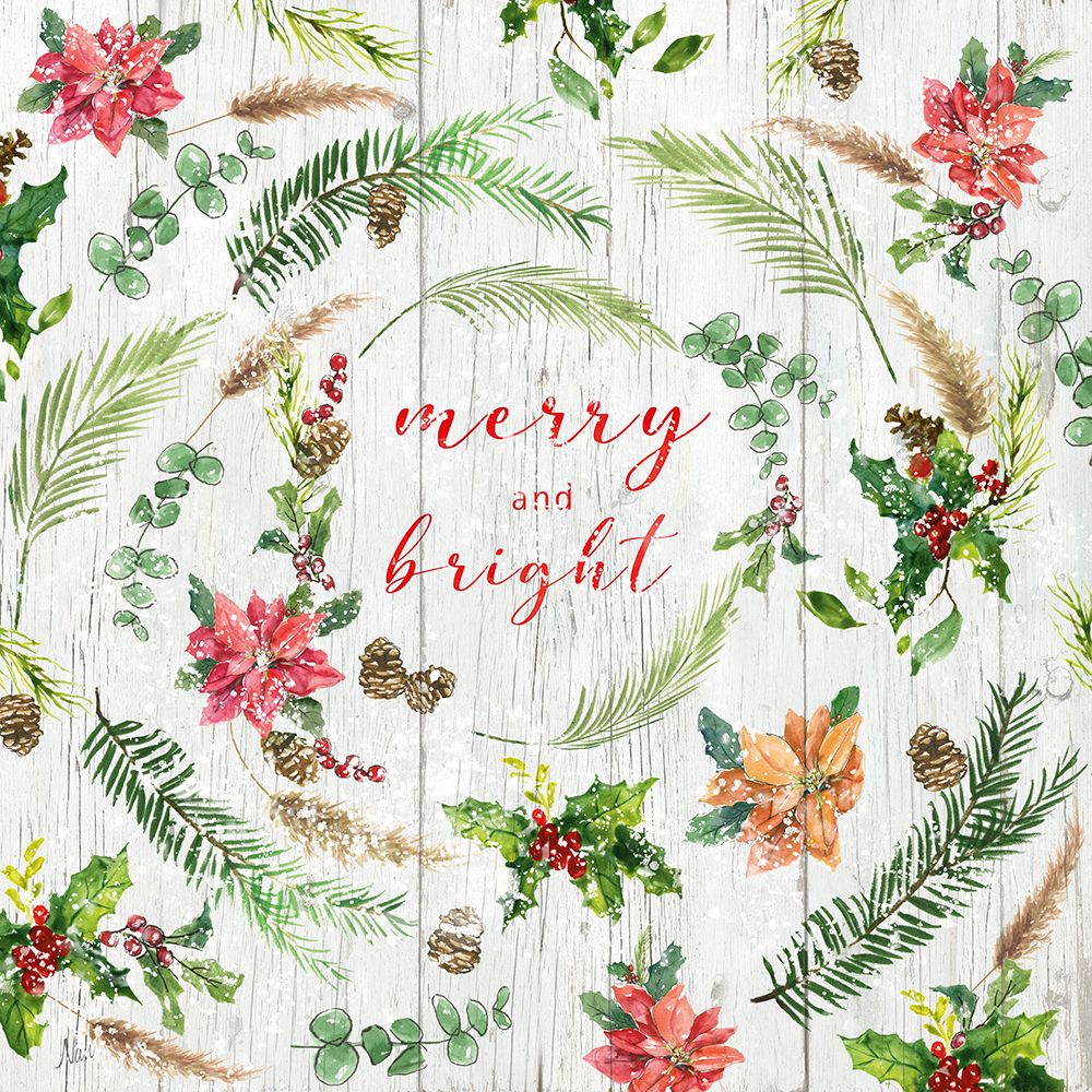 Merry art print by Nan for $57.95 CAD