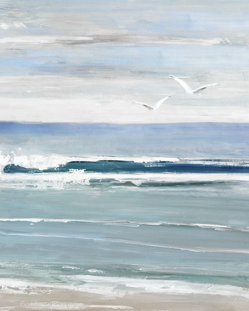 Seagull Bay I art print by Sally Swatland for $57.95 CAD