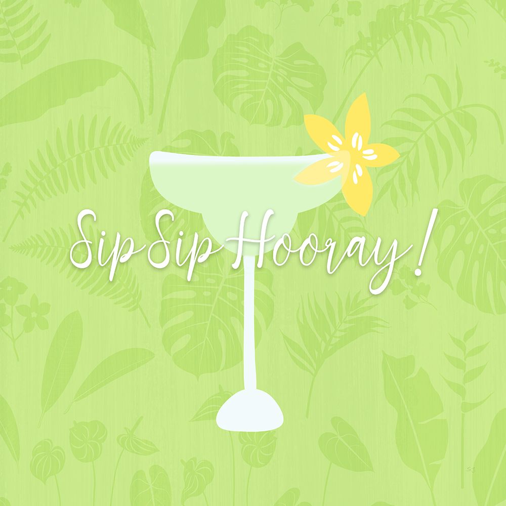 Sip Sip Hooray art print by Susan Jill for $57.95 CAD