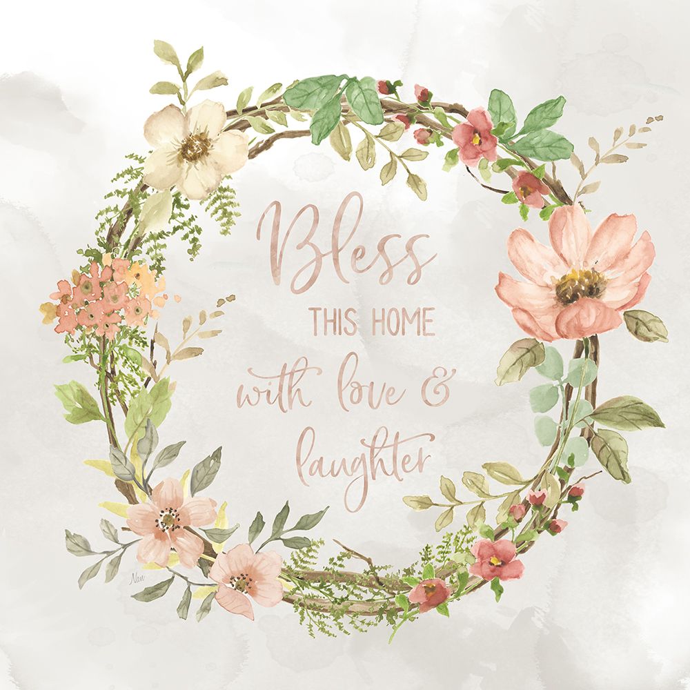 Summers Promise Wreath art print by Nan for $57.95 CAD