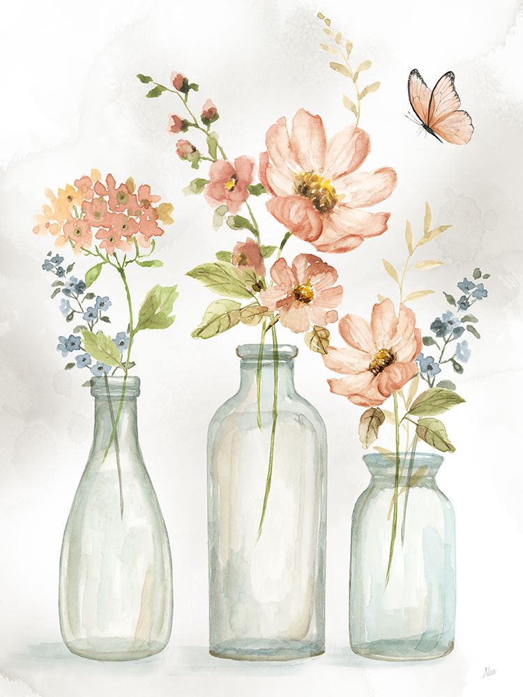 Summer Trio II art print by Nan for $57.95 CAD