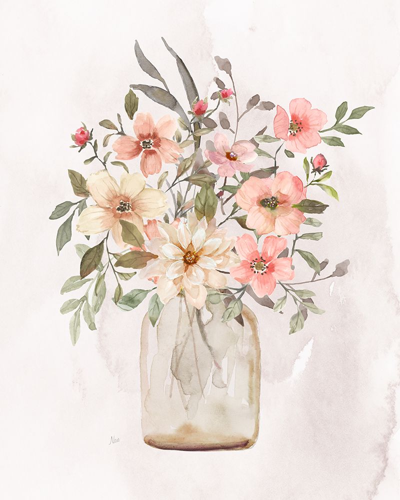 Peaches and Cream II art print by Nan for $57.95 CAD