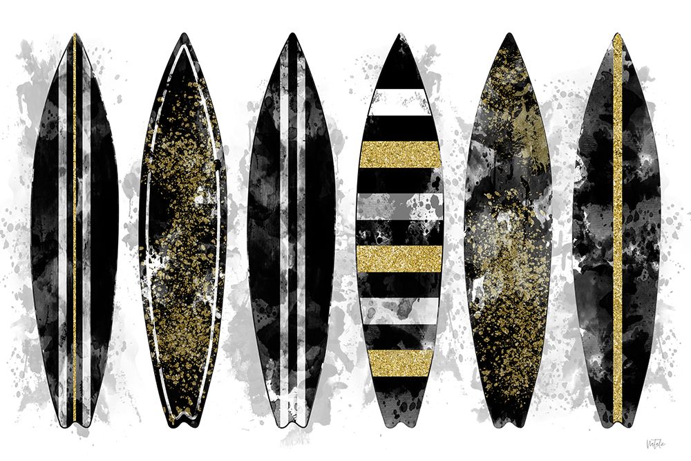 Golden Surf art print by Natalie Carpentieri for $57.95 CAD