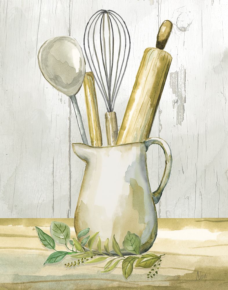 Kitchen Gear II art print by Nan for $57.95 CAD