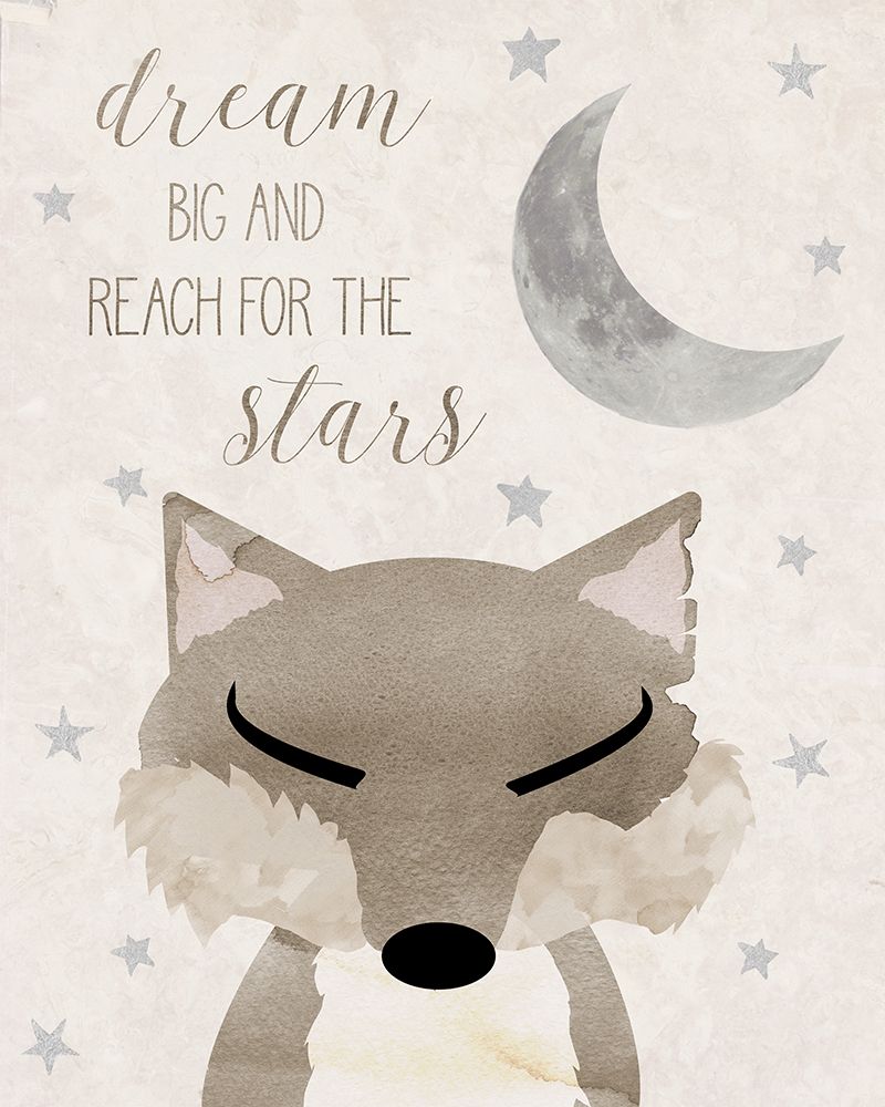 Goodnight Fox art print by Daniela Santiago for $57.95 CAD