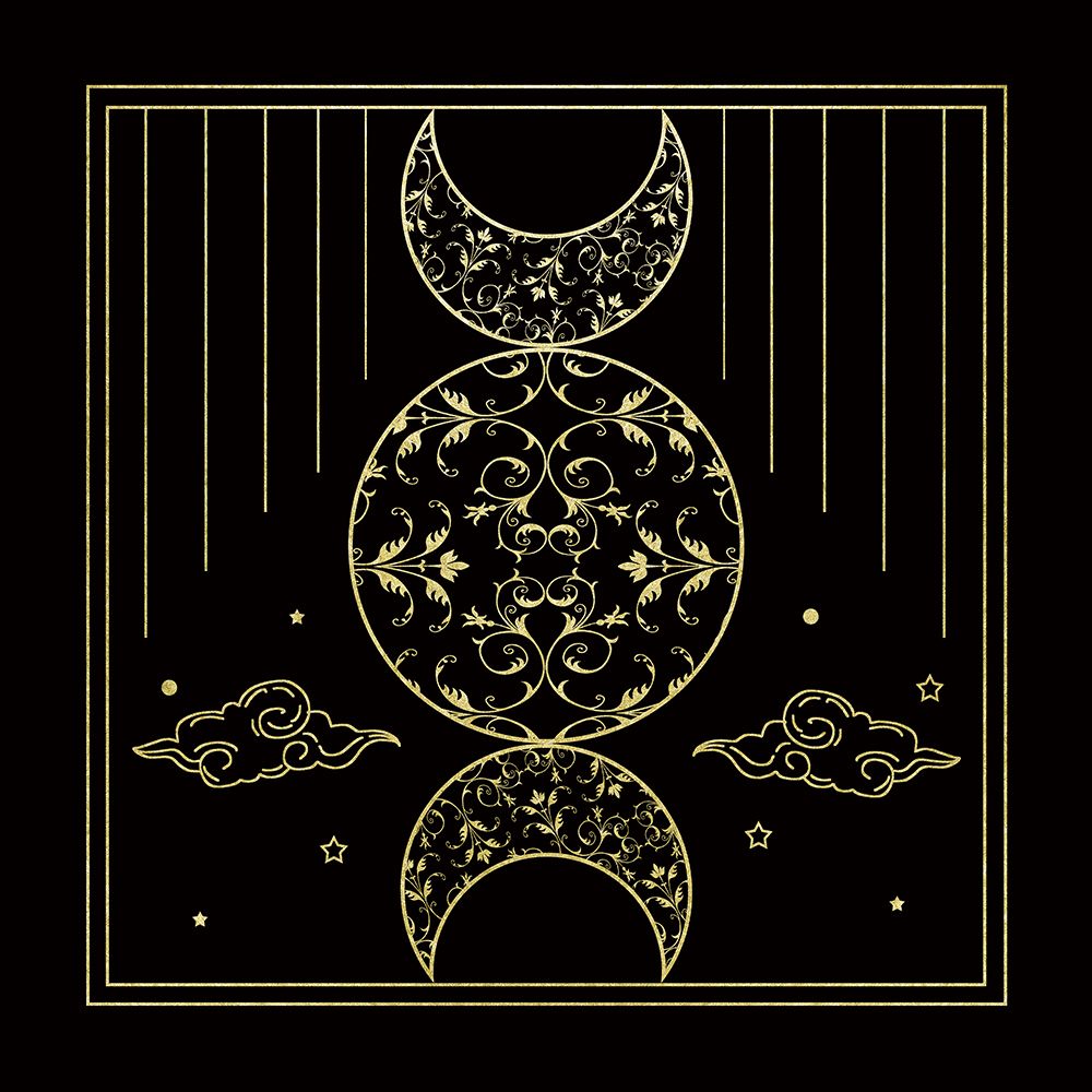 Mythical Moon I art print by Daniela Santiago for $57.95 CAD