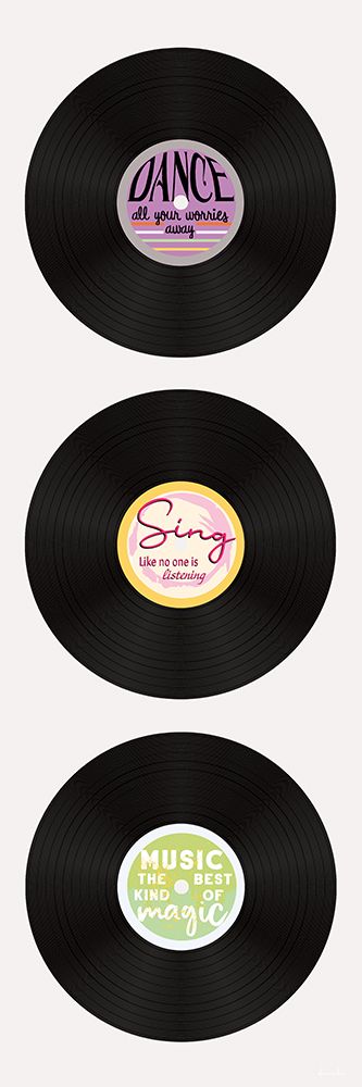Vinyl Inspiration I art print by Daniela Santiago for $57.95 CAD