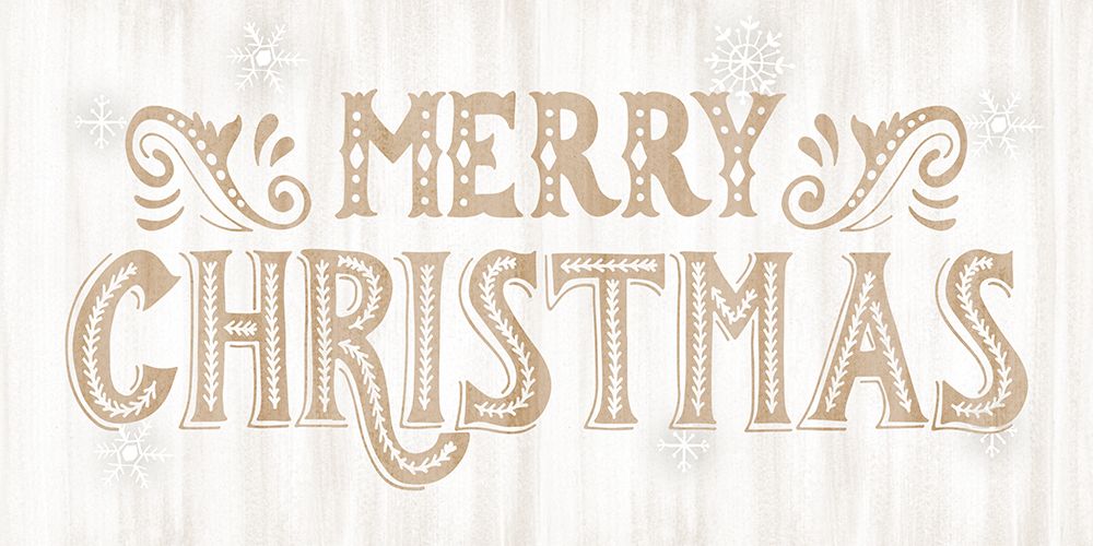 Merry Christmas art print by Conrad Knutsen for $57.95 CAD