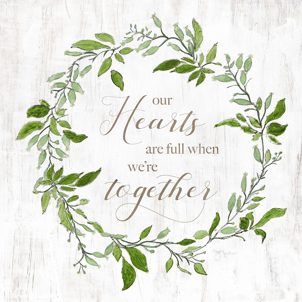 Full Hearts Wreath art print by Tava Studios for $57.95 CAD