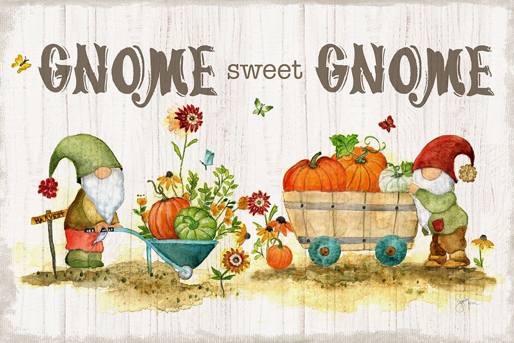 Gnome Sweet Gnome art print by Tava Studios for $57.95 CAD