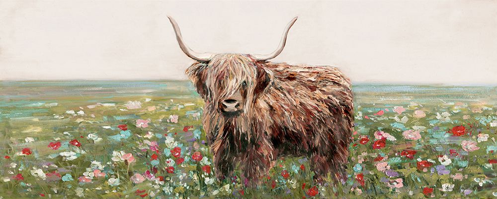 Highland Cow art print by Sally Swatland for $57.95 CAD