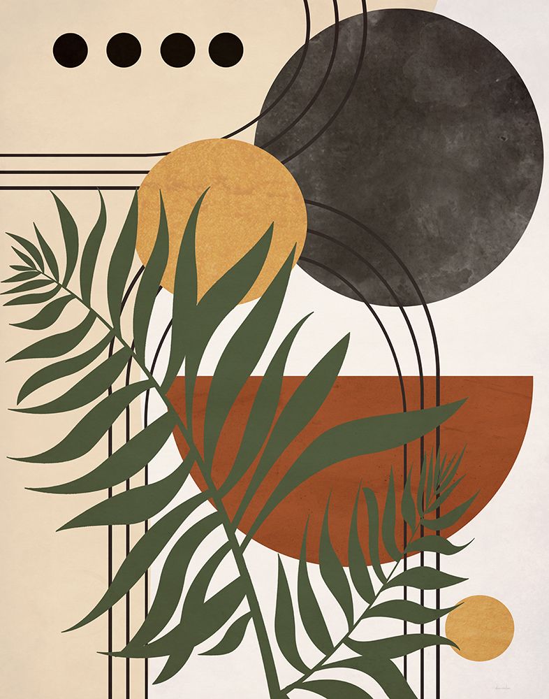 Contemporary Palm II art print by Daniela Santiago for $57.95 CAD