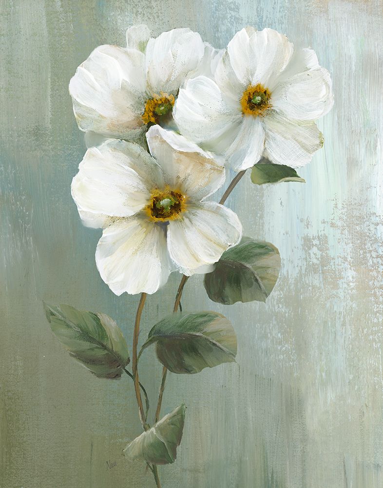 White Fancy I art print by Nan for $57.95 CAD