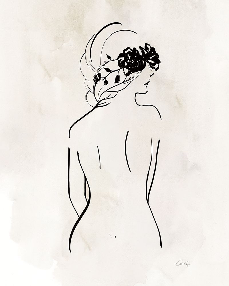 Romantic Line Art I art print by Stella Chang for $57.95 CAD
