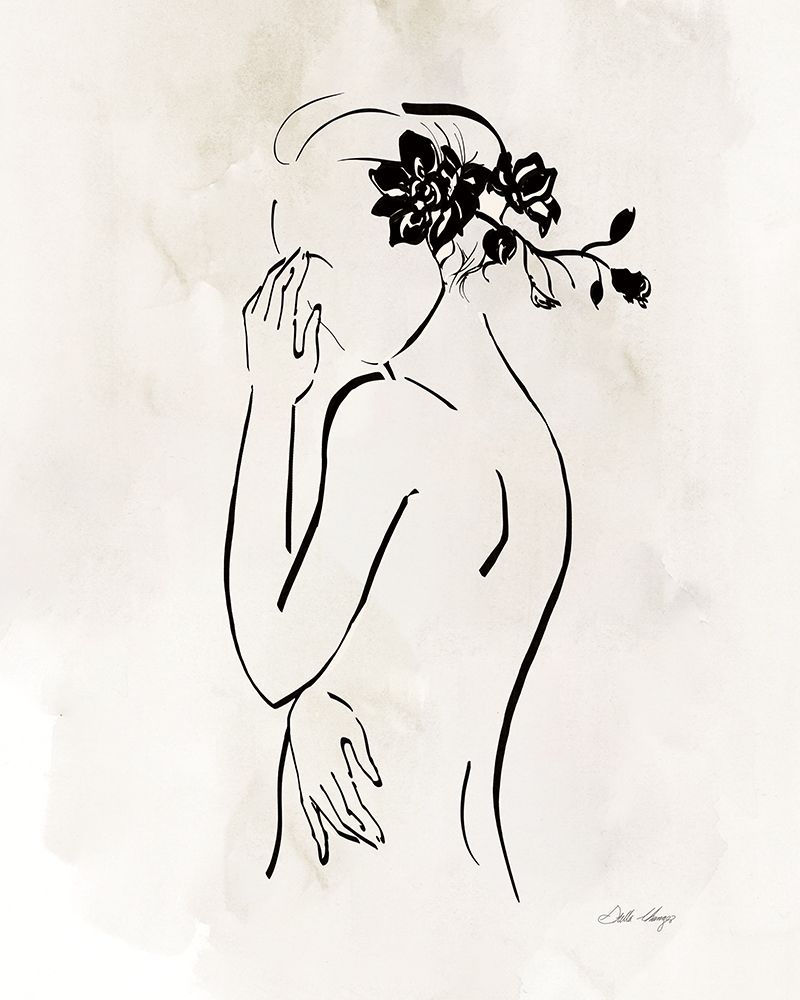 Romantic Line Art II art print by Stella Chang for $57.95 CAD