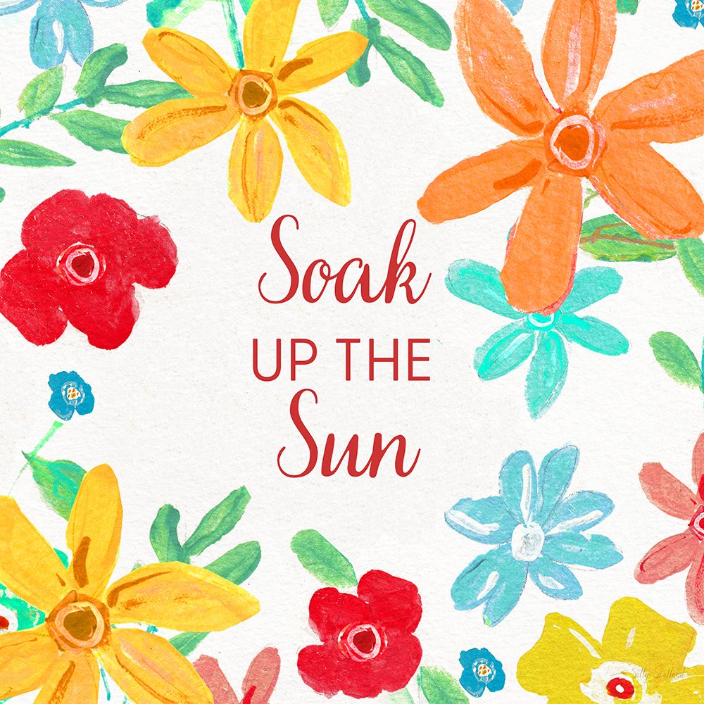 Soak Up The Sun art print by Sally Swatland for $57.95 CAD