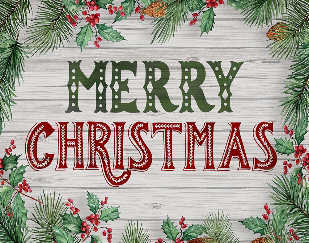 Christmas Greenery art print by Susan Jill for $57.95 CAD