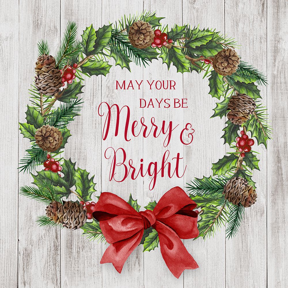 Chrismas Wreath art print by Conrad Knutsen for $57.95 CAD